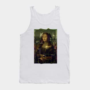 Mona Lisa Design Tank Top